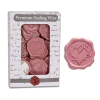 Branch Heart Wedding Adhesive Wax Seal Quick - Ship Stickers 25PK - 7 Colors - Nostalgic Impressions