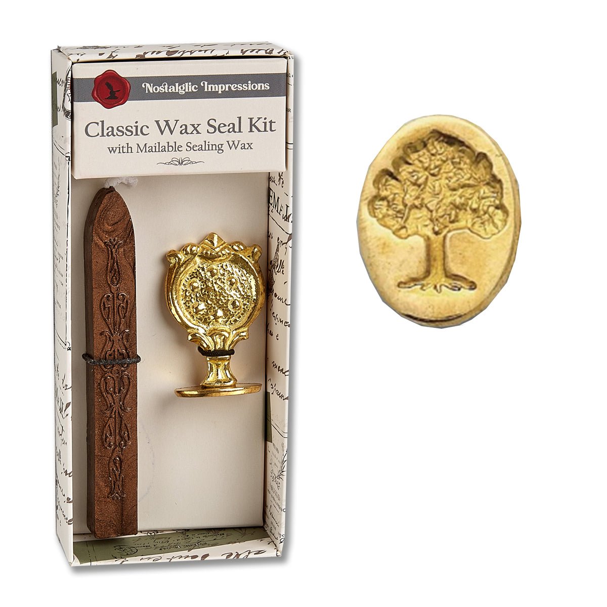 Wax Seal Gift Set Kit with popular symbols - choice of design - Nostalgic Impressions