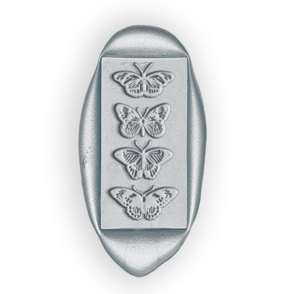 Butterflies Rectangle Wax Seal Stamp #3706-USA Handcrafted