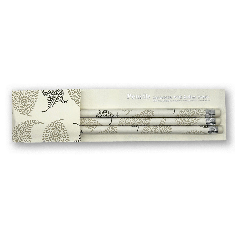 Decorated Wooden Italian Pencils in Pack of 3