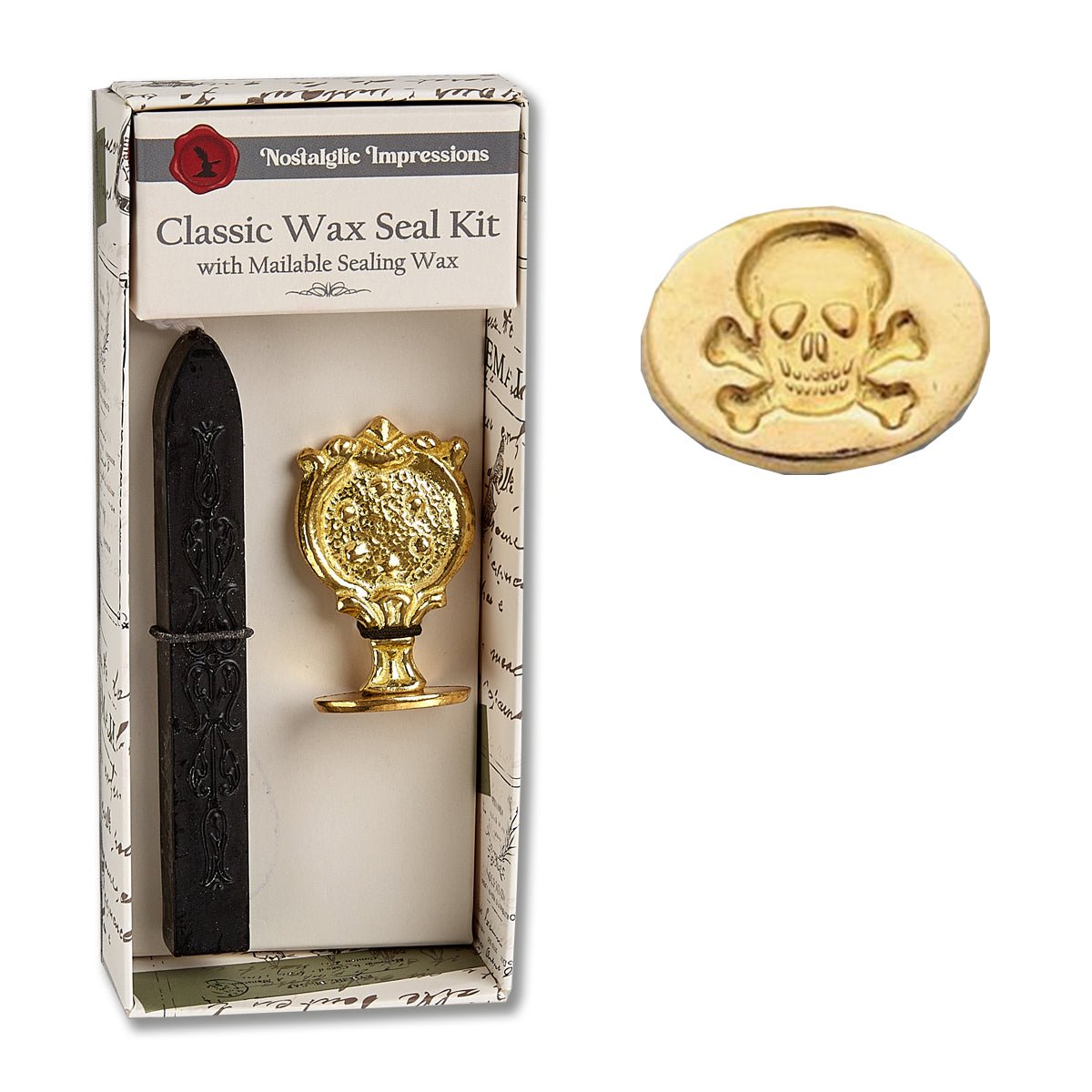 Wax Seal Gift Set Kit with popular symbols - choice of design - Nostalgic Impressions