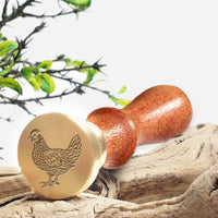 Chicken Wax Seal Stamp #3546-USA Handcrafted