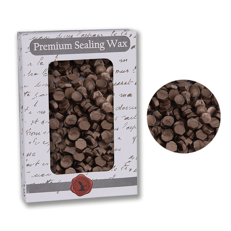 Chocolate Premium Sealing Wax Beads 2 oz. PK - Nostalgic Impressions