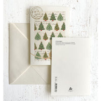 Christmas Trees Italian Note Cards Boxed Sets 4x6" - by Tassotti Italy 8/8 - Nostalgic Impressions