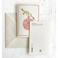Christmas Ornament Italian Note Cards Boxed Sets 4x6" - by Tassotti Italy 8/8 - Nostalgic Impressions