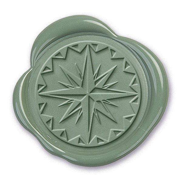 Compass Rose Wax Seal Stamp #3625-USA Handcrafted