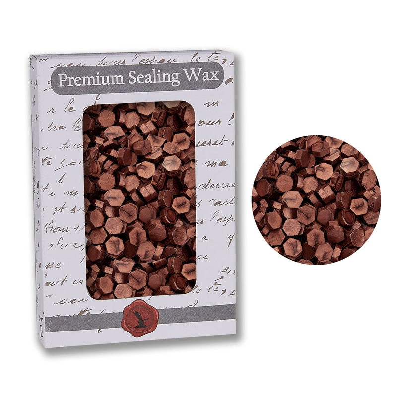 Copper Premium Sealing Wax Beads 2 oz. PK - Nostalgic Impressions