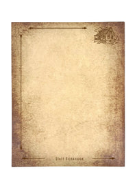 Parchment Stationery Vintage Design Boxed Gift Set -20/10 with Personalization option