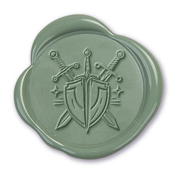 Crossed Swords Wax Seal Stamp #H114- USA Handcrafted