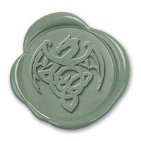 Celtic Dragon Wax Seal Stamp #R590 - USA Handcrafted