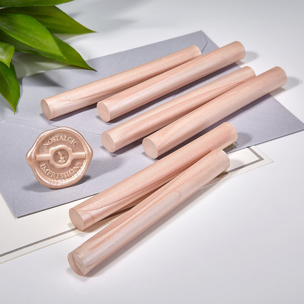 Champagne Premium Glue Gun Sealing Wax - Pack of 6 - Nostalgic Impressions