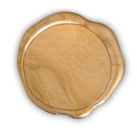 Classic Gold Custom Adhesive Wax Seal Bundle made with your Stamp - 50PK - Nostalgic Impressions
