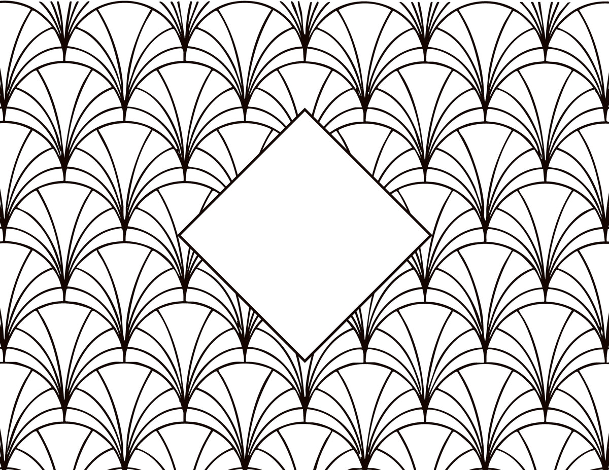 Personalized Intertwined Victorian Monogram Foil Note Cards with Envelopes (Set of 8)