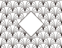 Personalized Intertwined Victorian Monogram Foil Note Cards with Envelopes (Set of 8)