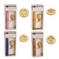 Wax Seal Gift Set Kit with popular symbols - choice of design - Nostalgic Impressions