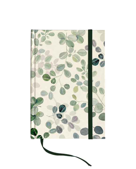 Eucalipto Italian Hard Cover Journals with strap 4x6 - Nostalgic Impressions