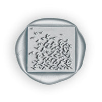 Flock of Birds Square 1 1/8" Wax Seal Stamp #3547-USA Handcrafted