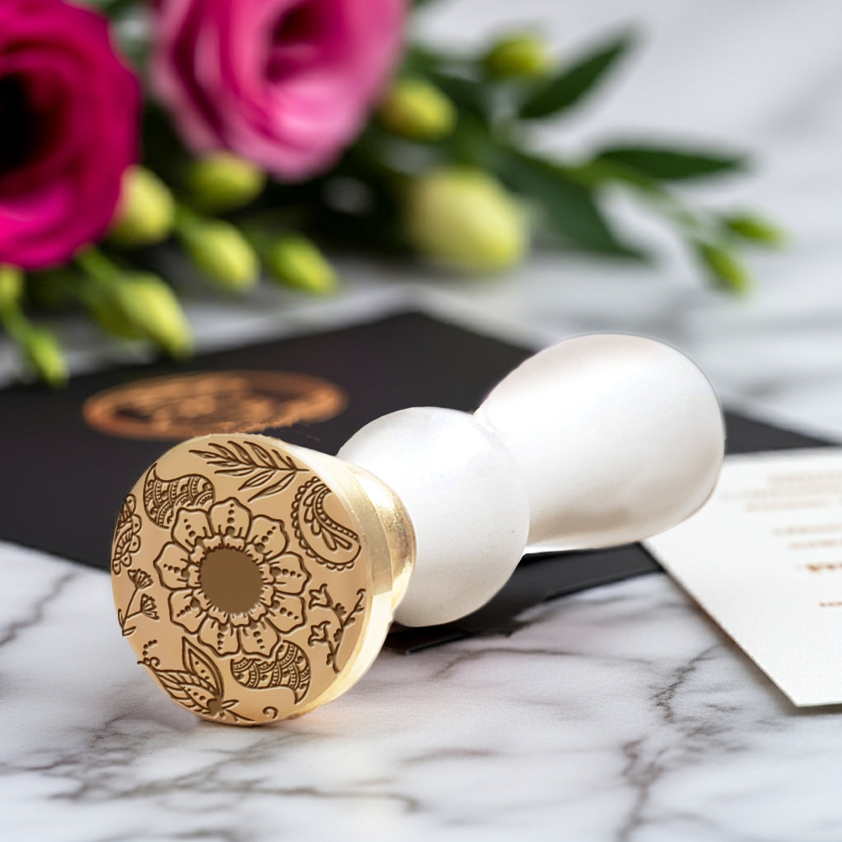 Floralicious Wax Seal Stamp #8017 -USA Handcrafted