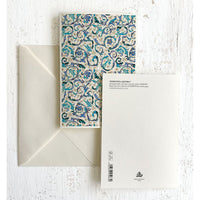 Italian Note Cards Boxed Sets 4x6" - Florentia Azzure - By Tassotti Italy 8/8 - Nostalgic Impressions