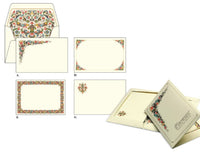 Fiorenza Card Wallet Pack Made In Italy by Rossi - 10 Cards & 10 lined envelopes - Nostalgic Impressions
