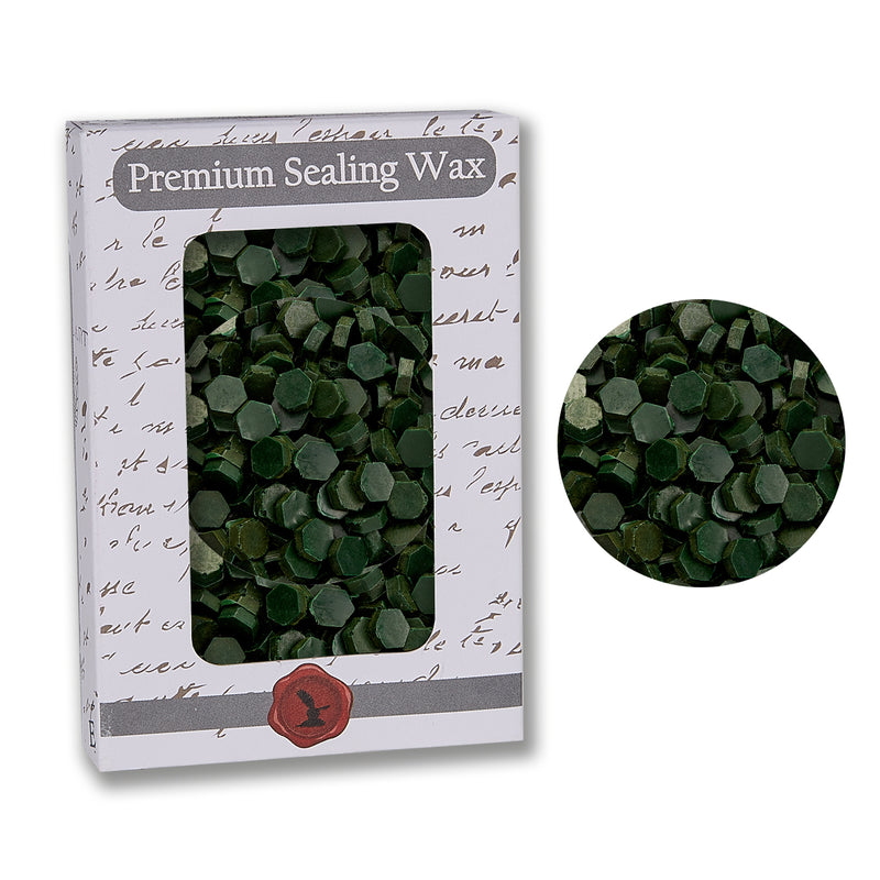 Forest Green Premium Sealing Wax Beads 2 oz. PK