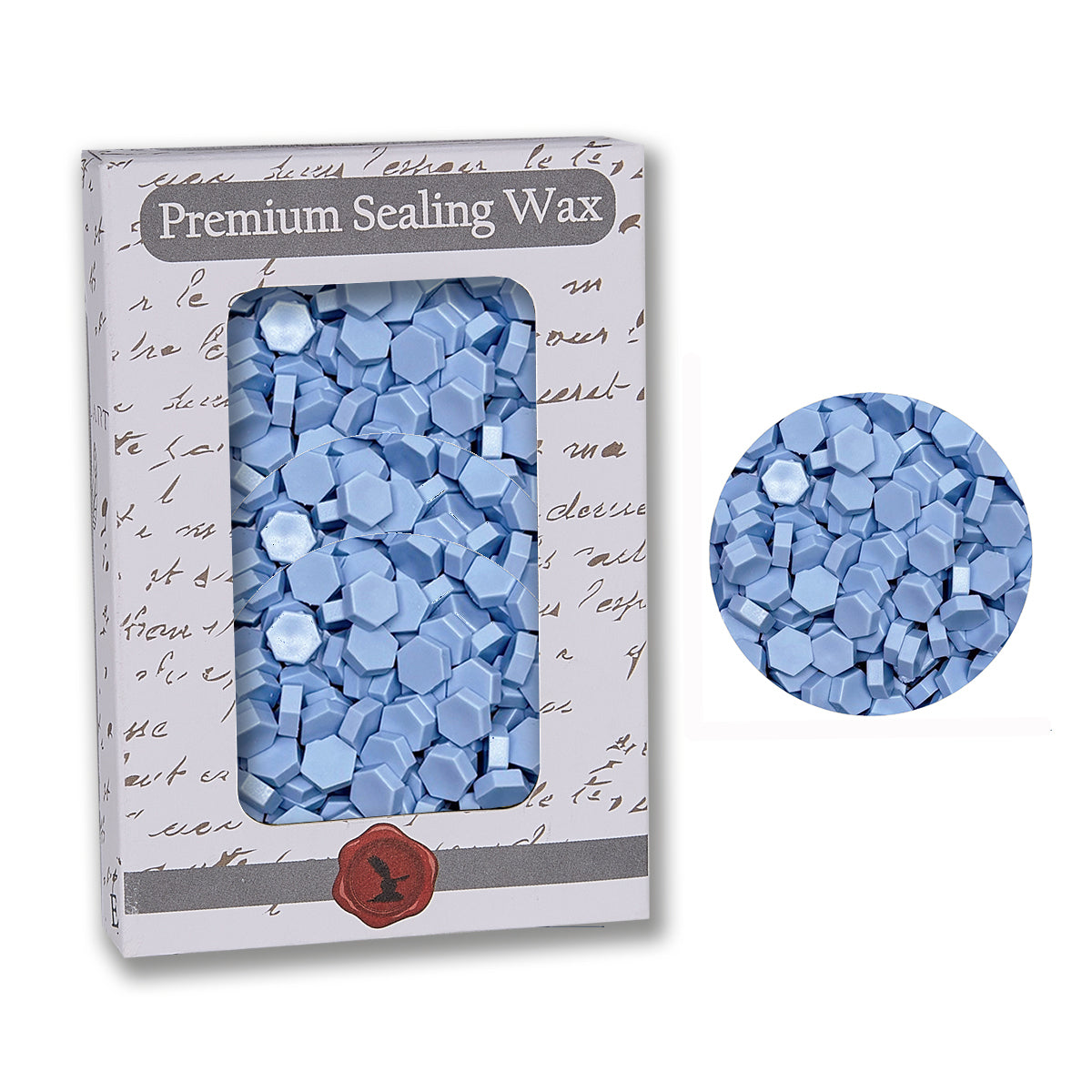 NEW French Blue Premium Sealing Wax Beads 2 oz. PK