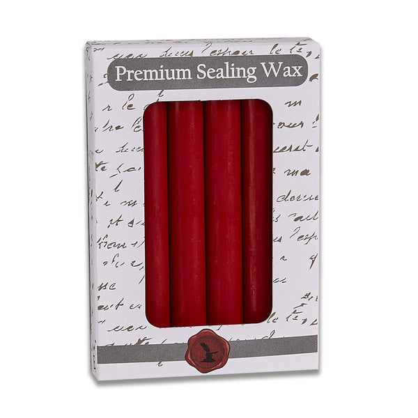 Deep Red Premium Glue Gun Sealing Wax - Pack of 6 - Nostalgic Impressions