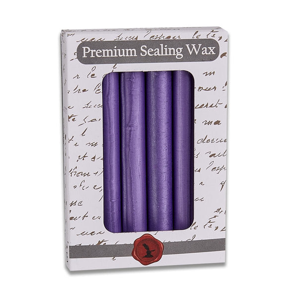 Metallic Purple Premium Glue Gun Sealing Wax - Pack of 6 - Nostalgic Impressions