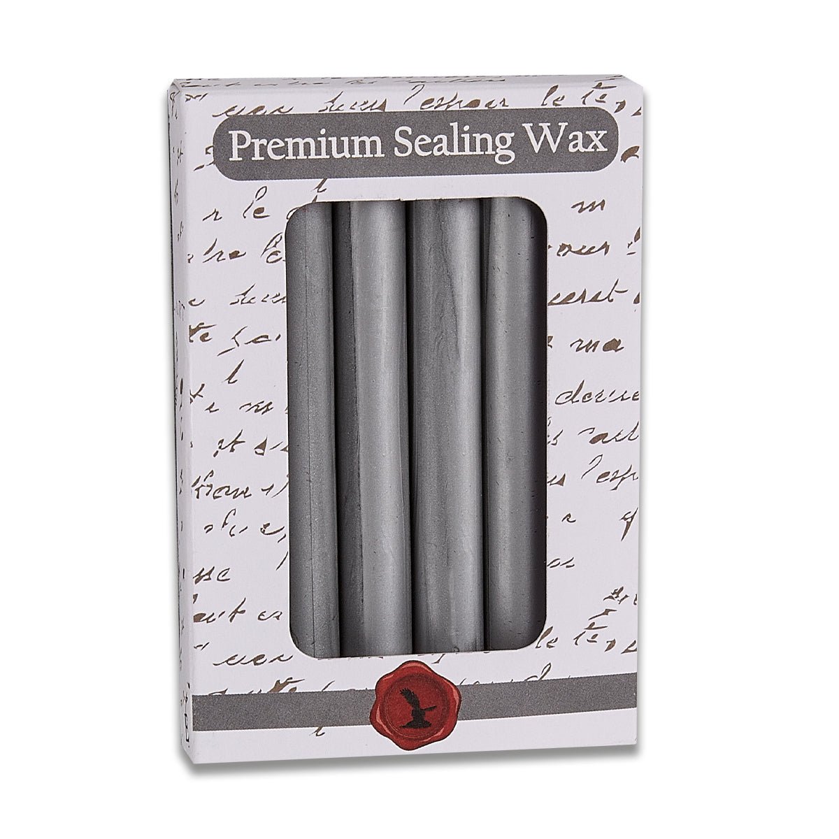 Metallic Silver Premium Glue Gun Sealing Wax - Pack of 6 - Nostalgic Impressions