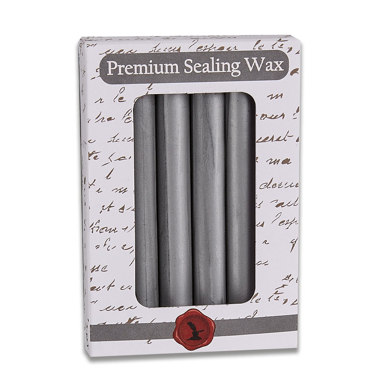 Metallic Silver Premium Glue Gun Sealing Wax -Pack of 6 - Nostalgic Impressions