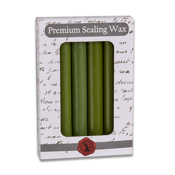 Olive Green Glue Gun Sealing Wax - Pack of 6 - Nostalgic Impressions