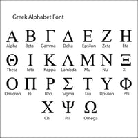 Greek Letters Adhesive Wax Seals #8825 Bundle with Stamp - Nostalgic Impressions