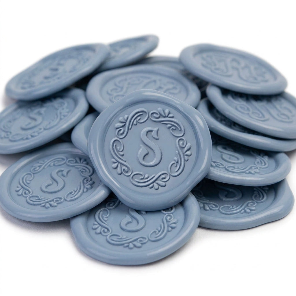 Maia Initial Wedding Wax Seals #9003 Bundle with Stamp