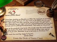 North Pole Post Parchment Note Card Set - 5/5