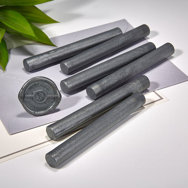 Gunmetal Glue Gun Sealing Wax - Pack of 6 - Nostalgic Impressions