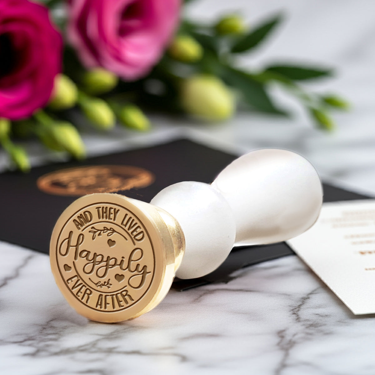 Happily Ever After Wax Seal Stamp #524- USA Handcrafted