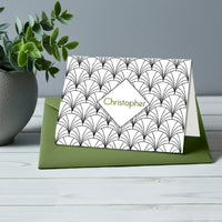 Personalized Name Foil Note Cards with Envelopes-8/8