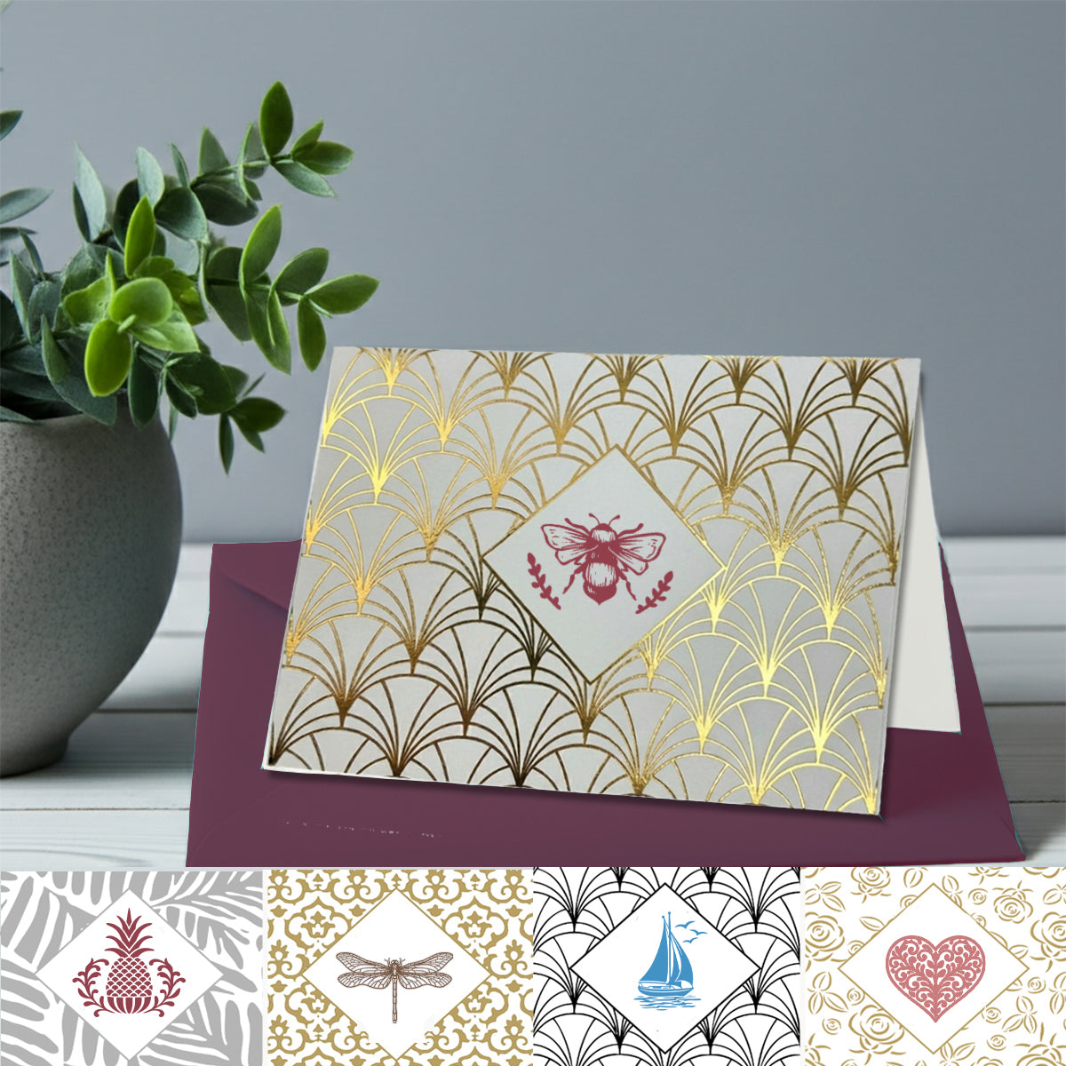 Create Your Own Personalized Foil Note Cards: Symbols-8/8
