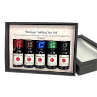 Heritage Apothecary Writing Ink Boxed Gift Set – Small Wax Seal Cap Jar (15ml / 0.5oz) by Nostalgic Impressions