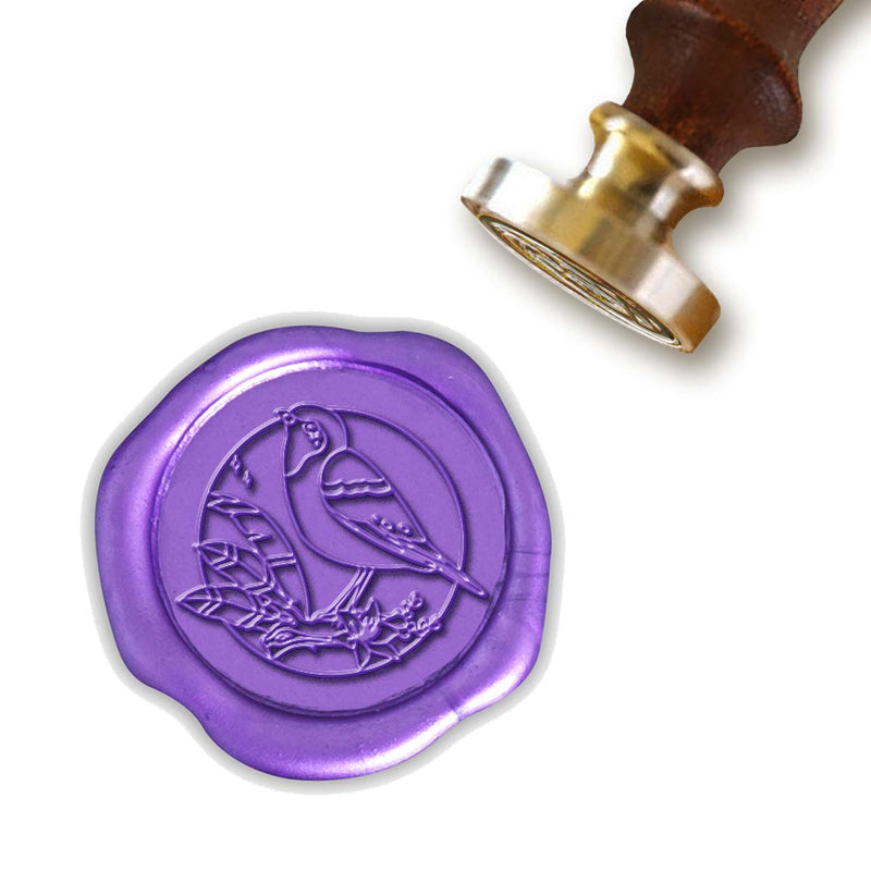 Nightingale Wax Seal Stamp with Rosewood Handle - Nostalgic Impressions