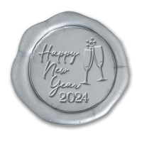 Happy New Year Wax Seal Stamp - Bubbly #906 - Nostalgic Impressions
