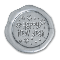 Happy New Year Fireworks Wax Seal Stamp #907 - Nostalgic Impressions