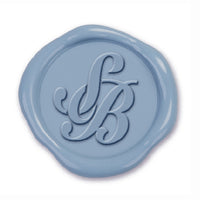 Intertwined Monogram Adhesive Wax Seals Snell LS245SN Bundle with Stamp