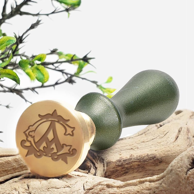Victorian Intertwined 2 - Initial Custom Wax Seal Stamp - Nostalgic Impressions