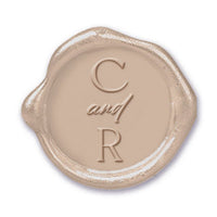 Minimalist Wedding Monogram Custom Wax Seal Stamp #2502 - Nostalgic Impressions