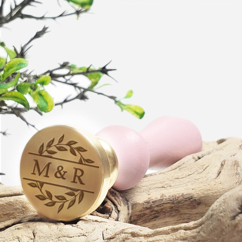 Revere Wedding Monogram Custom Wax Seal Stamp with Choice of Handle #7070 - Nostalgic Impressions