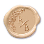 Giulia Wedding Monogram Custom Wax Seal Stamp 2 Letters  #2507