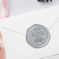 Fantasia We Do Wedding Monogram Custom Wax Seal Stamp - #2509 - Nostalgic Impressions