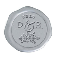 Fantasia We Do Wedding Monogram Custom Wax Seal Stamp - #2509 - Nostalgic Impressions