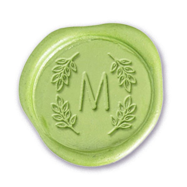 Foliole Initial Custom Wax Seal Stamp #8855 - Nostalgic Impressions